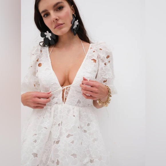 For Love & Lemons Leighton Mini Dress - Picture 6 of 13